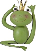 Trendline Dekofigur Frosch Metall 27 X 21 Cm GrüN Dekofigur