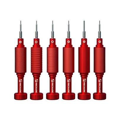 Mechaniker Mörtel Mini iShell 3D Max rot 6in1 Präzisions-Schraubendreher-Set Telefon UK