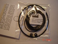 GAF 2788 Projector Belts, Install Instructions 7 Belt /2 Tire Set,8mm GAF Belts