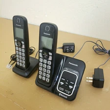 Panasonic KX-TGD560 Cordless Telephone System w/ 1 Extra Handset PNLC1077