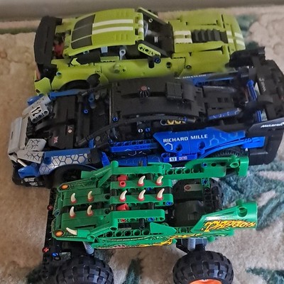 LEGO Technic McLaren Senna GTR 42123 Built Model Car Lot of 3 Vehicles