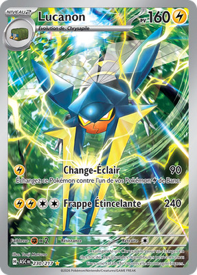 Pokemon Karte Lucanon 230/217 AR Transzendente Helden