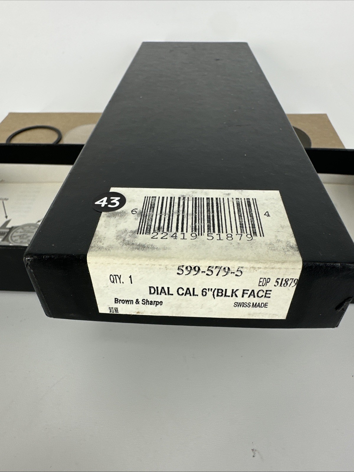 Brown & Sharpe 599-579-5 Dial Caliper 0-6" Range .001" Graduation *READ*