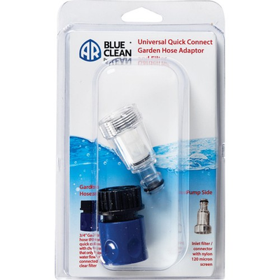 #ad AR Blue Clean 3 4 Pressure Washer Quick Connect Socket Kit with Filter AR Blue $22.00