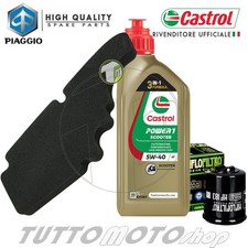 Tagliando PIAGGIO Vespa LX 150 / FL / Touring 2006 2007 Kit Olio Castrol Filtri