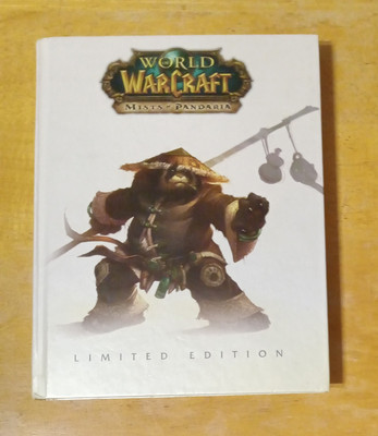 WORLD OF WARCRAFT Mists of Pandaria Limited Edition Hard Cover Book (Used) 