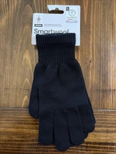 NWT Smartwool Unisex  BLACK Liner Gloves Merino Wool, Medium (M) SW011555