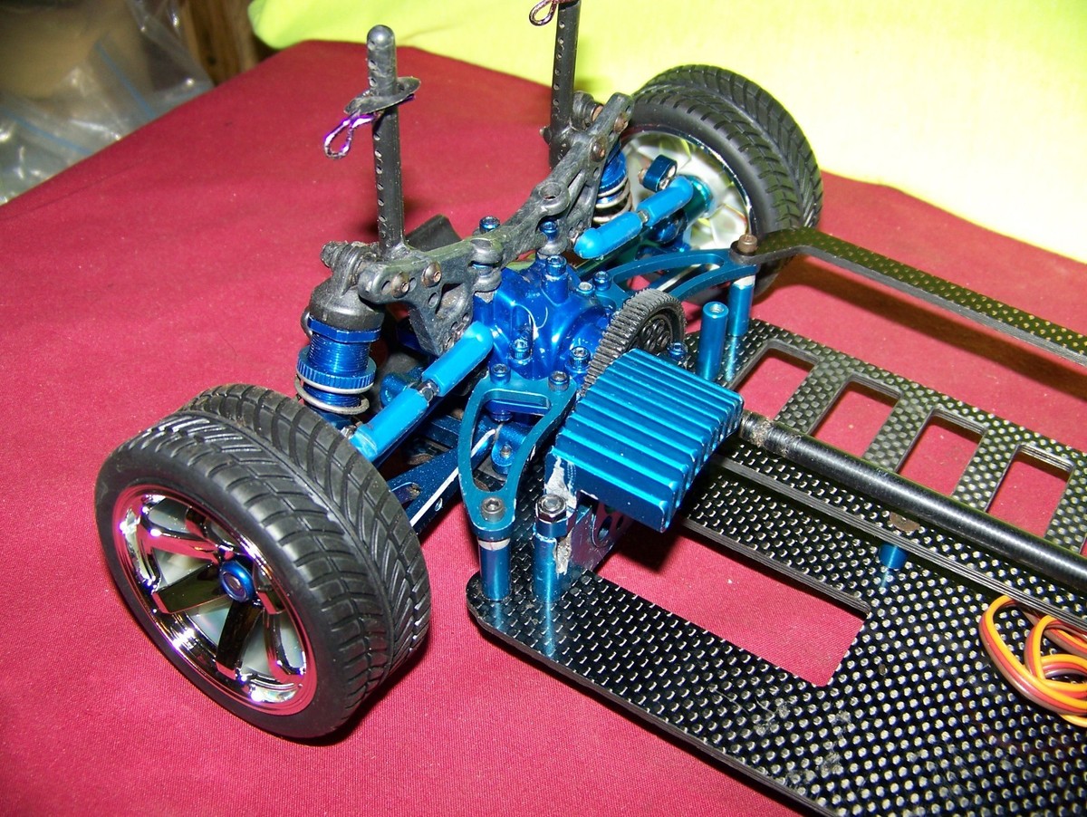 Vintage aluminum & CARBON fiber Team Associated TC3 Touring Car RC