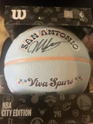 Victor Wembanyama City Edition Auto Signed Basketball Fanatics COA SPURS MVP