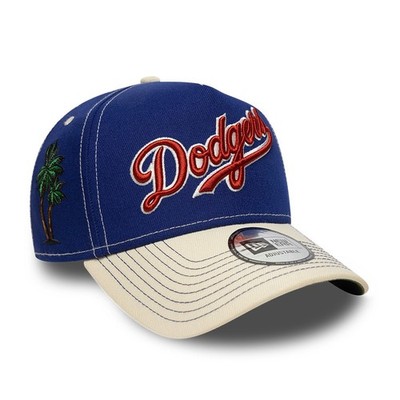 NEW ERA LOS ANGELES DODGERS BASEBALL CAP.9FORTY LA CITY ICON EFRAME BLUE HAT W26