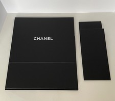 Authentic CHANEL Magnetic Gift Box Black 13 1/4" x 10 7/8" x 5"  Ships Flat