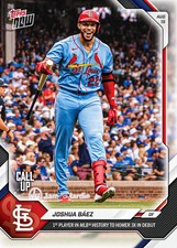 Topps Now Joshua Baez MLB History 3HR in MLB ...