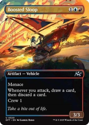 Boosted Sloop (Borderless) - AE01 MTG - Light Play