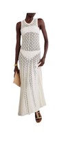 Zimmermann Wylie Open Stitch Cotton Knit Dress White women size AU 1 US 6 NWT