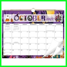 Stylish Two- Wall Calendar 2027-2028 - Seasonal Designs  Easy Reference