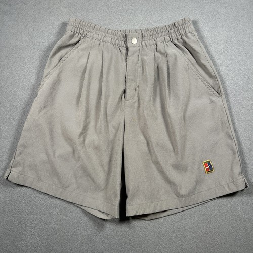 Vtg Nike Challenge Court Shorts Men’s Small Seer Sucker Stripe Tennis Logo 90s