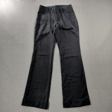 Banana Republic Martin Fit Stretch Straight Flat Front Gray Dress Pants Womens 2