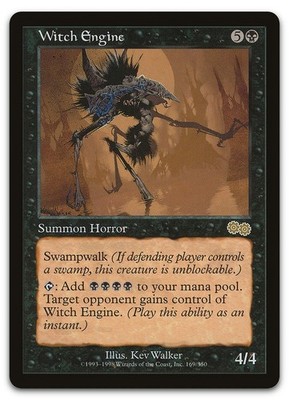 Witch Engine #169 (NM) Urza's Saga USG Magic MTG
