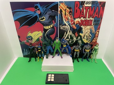 DC DIRECT BATMAN 8 PIECE LOT NIGHTWING RIDDLER BATGIRL KILLER CROC POISON IVY.