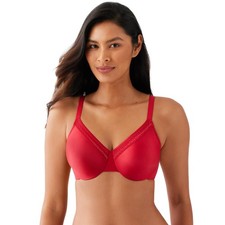 Wacoal Women's Underwire Bra Seamless Full Coverage Red, 44D