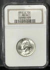 1944 D ** Washington Silver Quarter ** NGC MS66 **