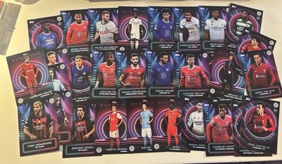 Topps UCC Showtime 2022-23 LOT 30x Cards inkl Superstars wie Haaland, Neymar