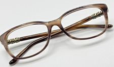 Bvlgari 4097-B 5240 Eyeglasses Women Brown Rectangle 53-16-140 Italy FRAME ONLY