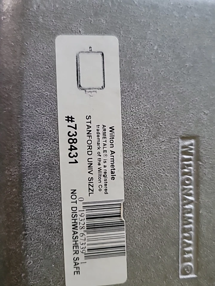 De colección Stanfor State NCAA Wilton Armetale Sartén Chisporroteo Estufa/Sartén Parrilla Gourmet Foto 4 de 4