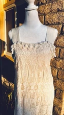 Thomas Wylde Romantic White Lace Short Skull Dress! Size 4-6