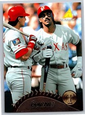 1995 Pinnacle #227 Juan Gonzalez Texas Rangers Baseball Card MLB