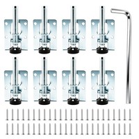 8 StüCk MöBelfüßE Verstellbar HöHenverstellbare MöBelbeine