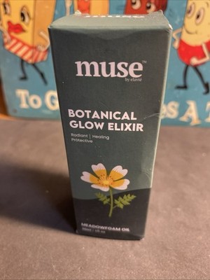 Muse by Élavie Botanical Glow Elixir, Plant powered anti-aging face oil, 1 fl oz
