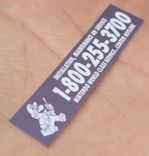 1 Nintendo GAME BOY DMG-01 PLAY IT LOUD Replacement Battery Door Repair Sticker 