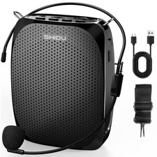 Portable Mini Voice Amplifier for Teachers, Voice Amplifier with Wired Microp...