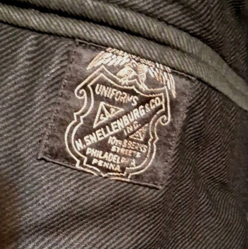 Vtg Snellenburg Co Policeman Overcoat 1939 - Picture 10 of 13