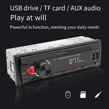 Car Stereo Receiver with MP3 Player FM Radio Bluetooth AUX LCD Display Remote Co