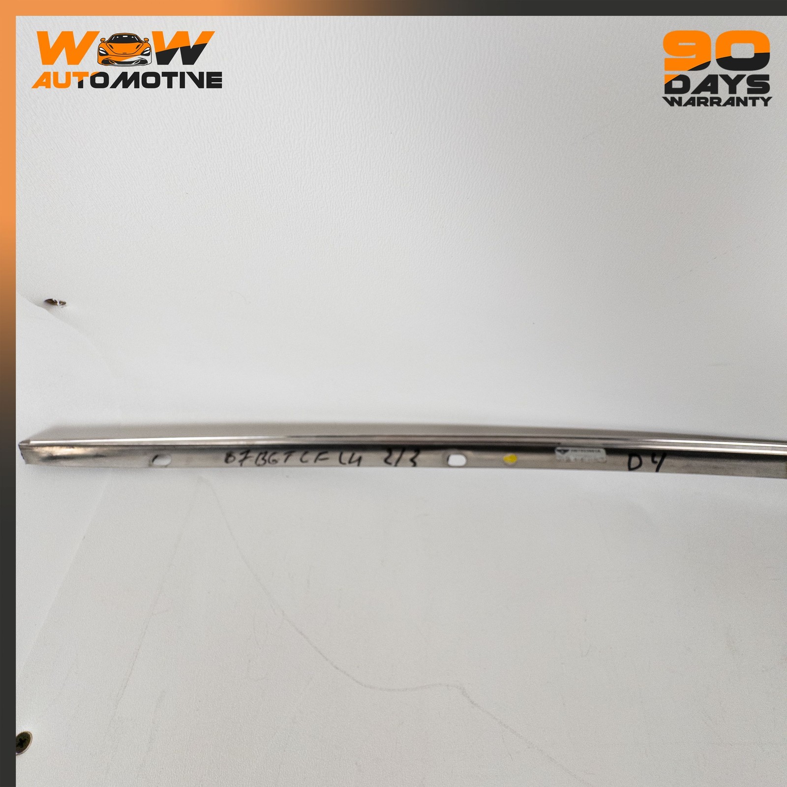 07-17 BENTLEY CONTINENTAL GTC FRONT LEFT RIGHT WINDSHIELD MOLDING TRIM SET OEM