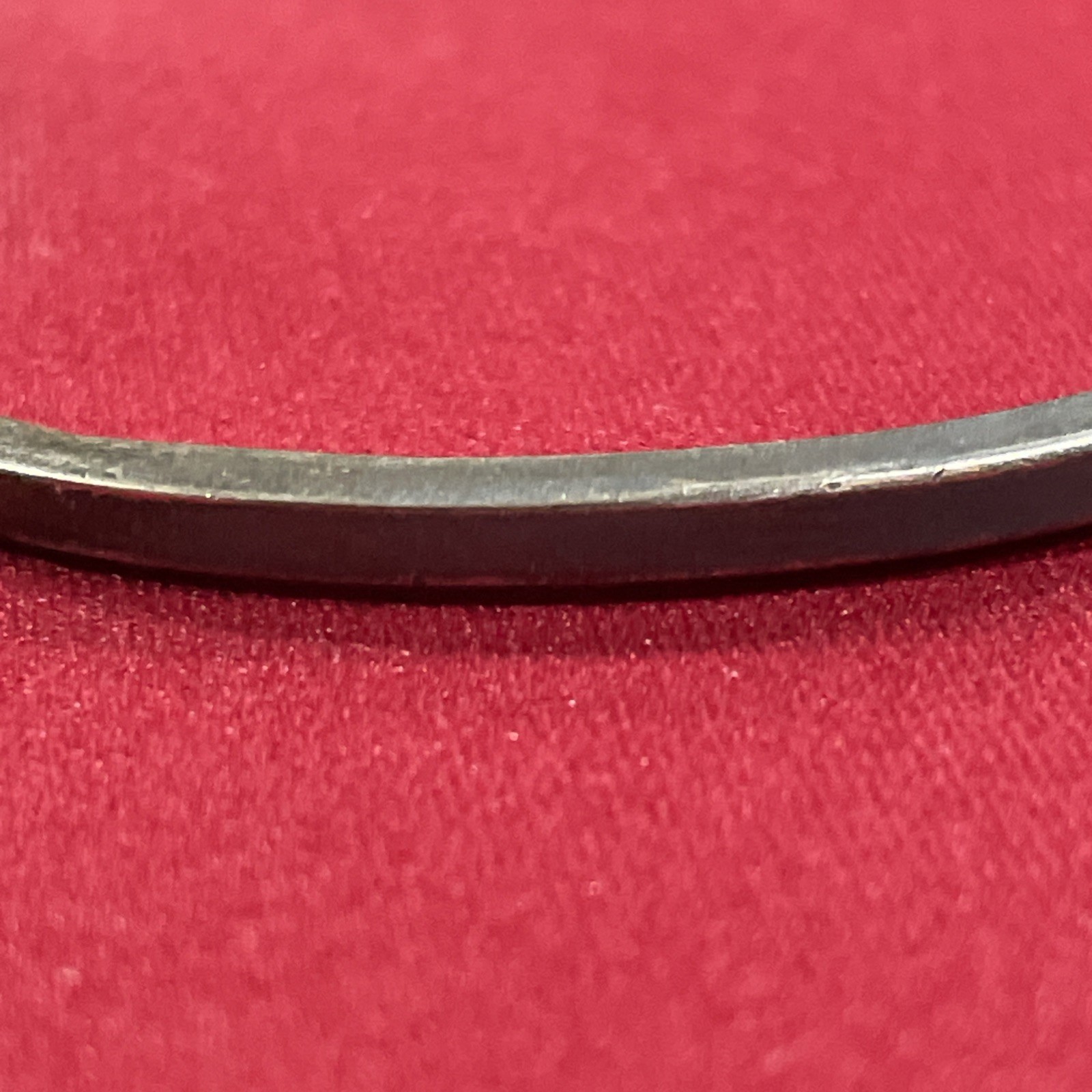 925 Sterling Silver Thick Plain Stackable Bangle … - image 2