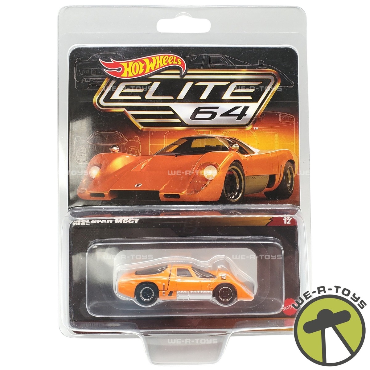 Hot Wheels Elite 64 McLaren M6GT Vehicle Mattel HWG05 NEW | eBay