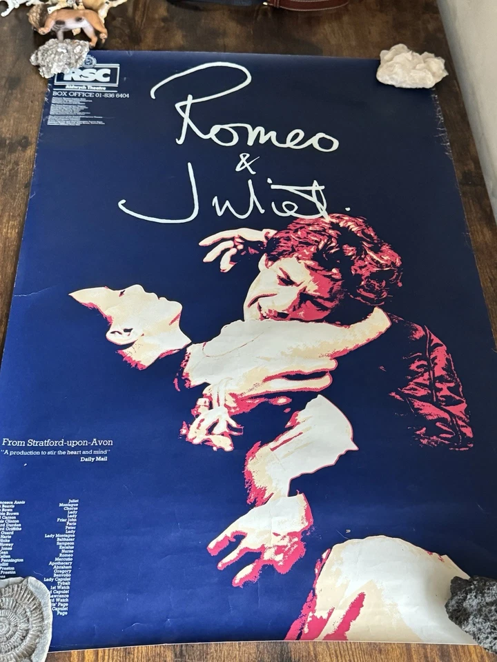 Original Romeo & Juliet Poster Starring Ian Mckellen 1976 Aldwych Theatre Rare - Image 2 of 4