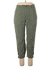 Banana Republic Womens Release Tapered Utility Pants Size 10 Green