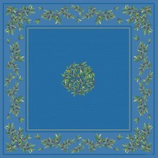 Abwaschbare Tischdecke Baumwolle Beschichtet Garten Decke 150 x 150 Mediterran