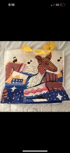 VISA FIFA Worldwide Partner Reusable Tote Bag Large Multicolor 15in x 14in