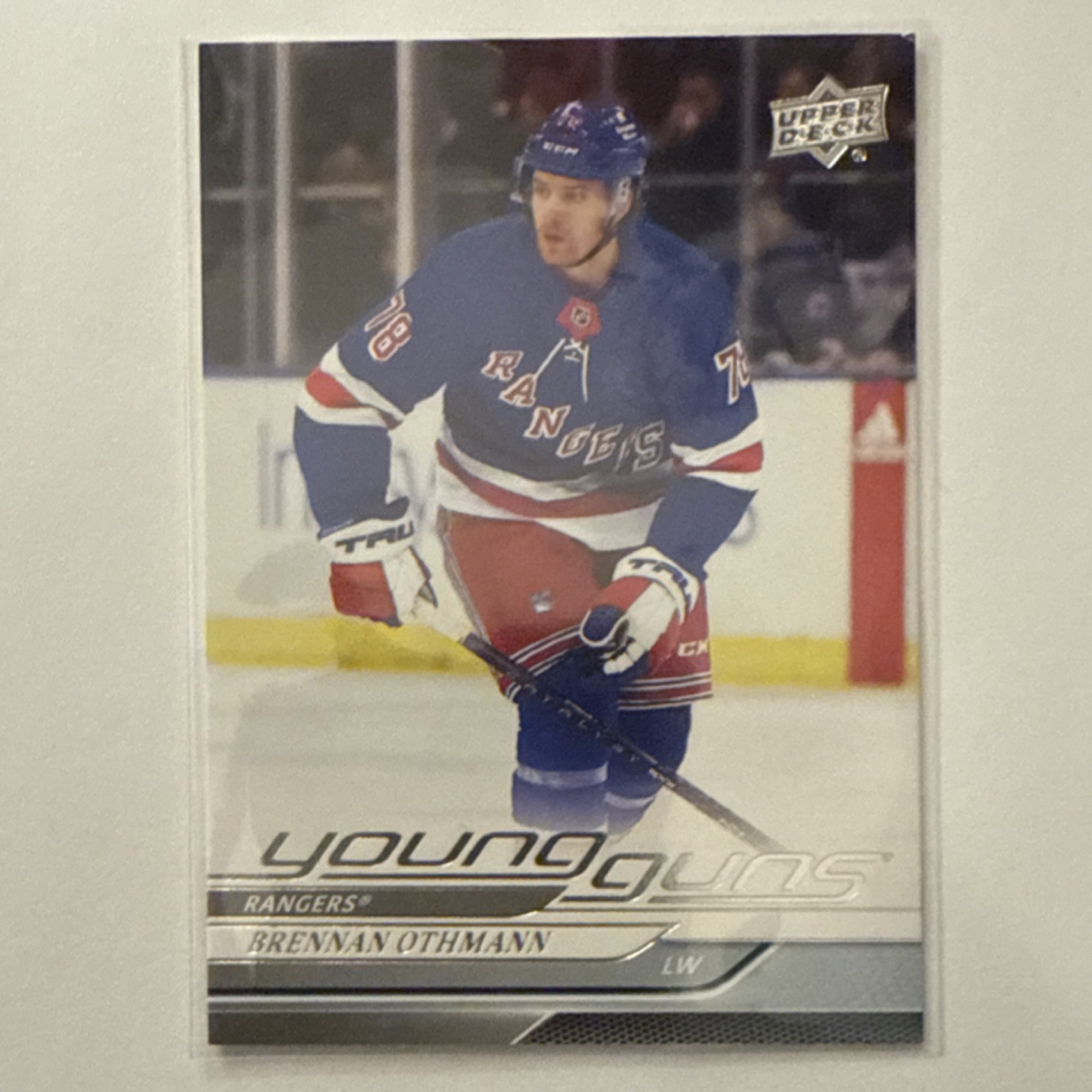 Upper Deck 2024-25 Series 1 Young Guns Brennan Othmann New York Rangers #206