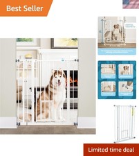 Carlson 36" Extra Tall Walk Through Dog Gate for Doorways  Bottom of Stairs,...
