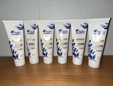 6 Head & Shoulders SUPREME Exfoliating Scalp Scrub Vitamin E & Argan Oil 3.3oz