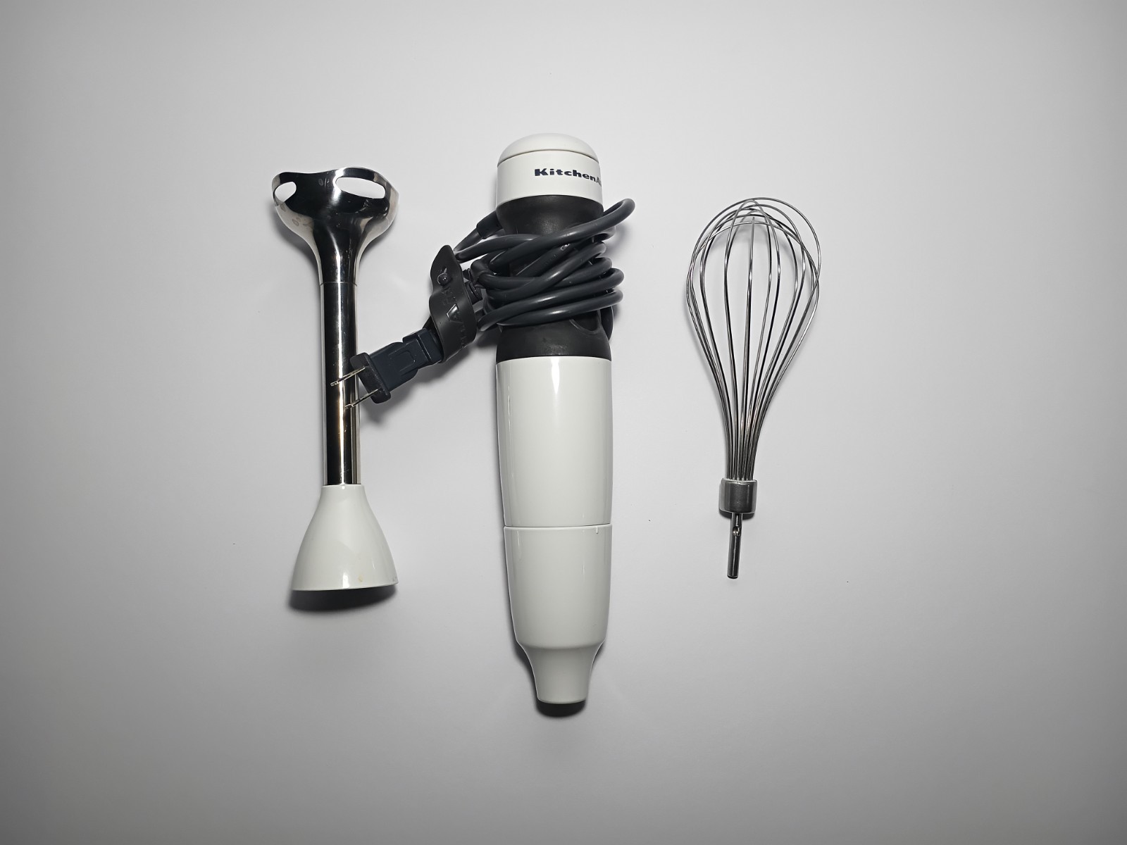 KitchenAid KHB2351WH 3 Speed Immersion Hand Blender + Wisk T