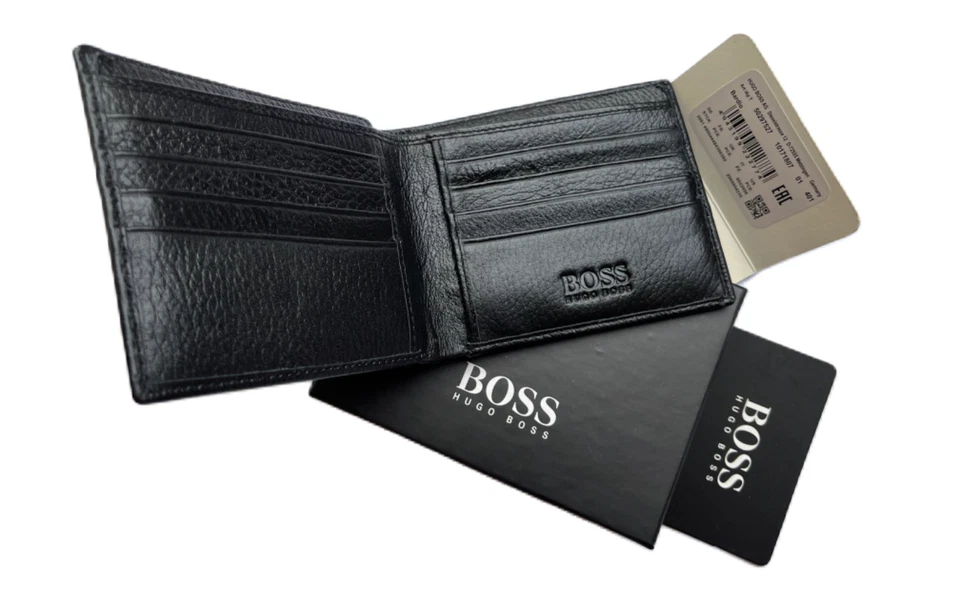 New Men's Hugo Boss Bardio Genuine Leather Wallet for Notes & Credit Card - Image 2 of 4