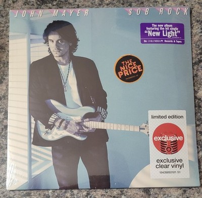 John Mayer Sob Rock Target Exclusive Limited Edition 2021 Clear Vinyl Record