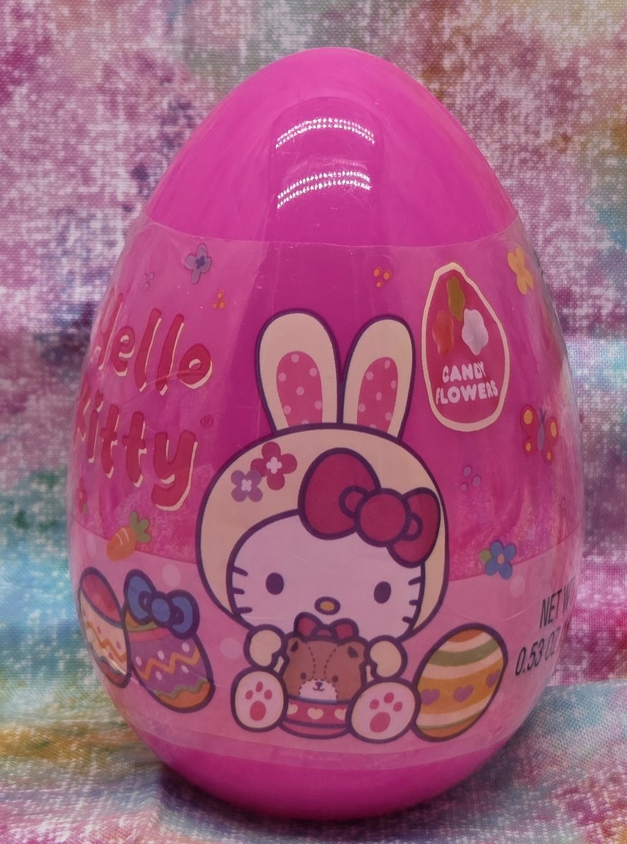 Hello Kitty Easter Egg Candy Flowers 2026 Sanrio Plastic NEW .53